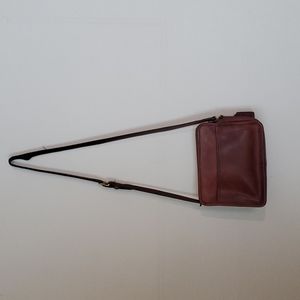 Vintage Burgundy Coach Crossbody Bag